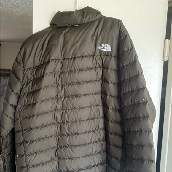 The North Face 550 Goose Down Puffer Jacket Full Zip Green Men’s Size XXL - Picture 3 of 3